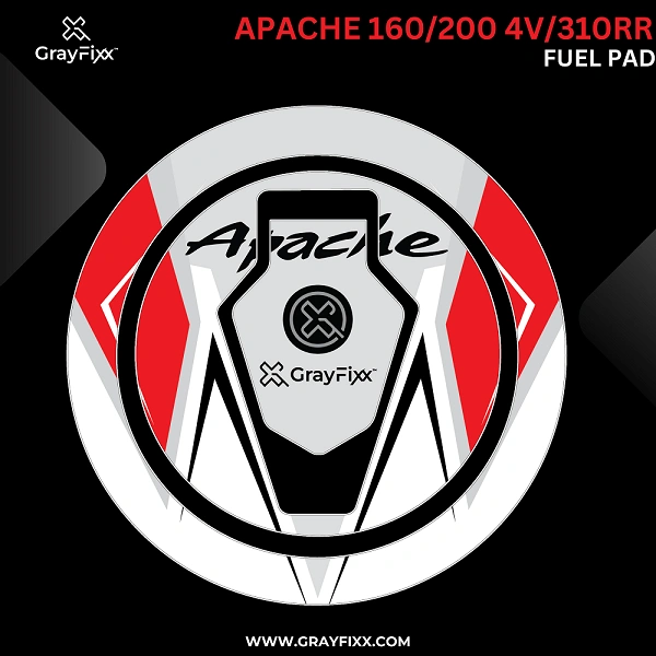Apache 160/200 4V/310RR Fuel Pad | Premium 3D Gel Fuel Pad, Pack of 1